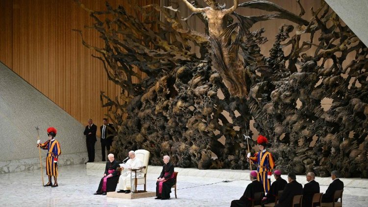 Un'immagine dell'udienza 