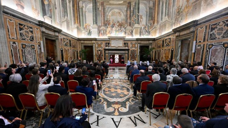 L'udienza con i Fratelli delle Scuole Cristiane