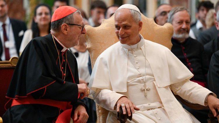 Papa Leone XIV con il cardinale Gugerotti