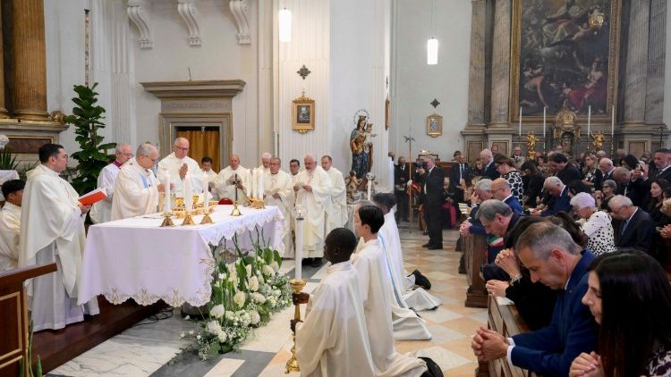 Un momento della celebrazione