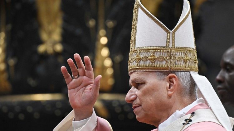 Papa Leone XIV durante la Messa per il Giubileo dei detenuti