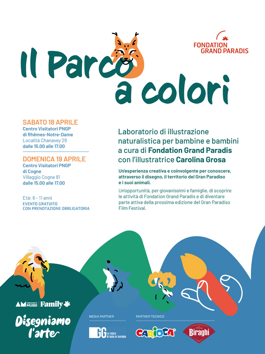 "Il Parco a colori": a Rhêmes e Cogne i bambini disegnano la natura con Fondation Grand Paradis
