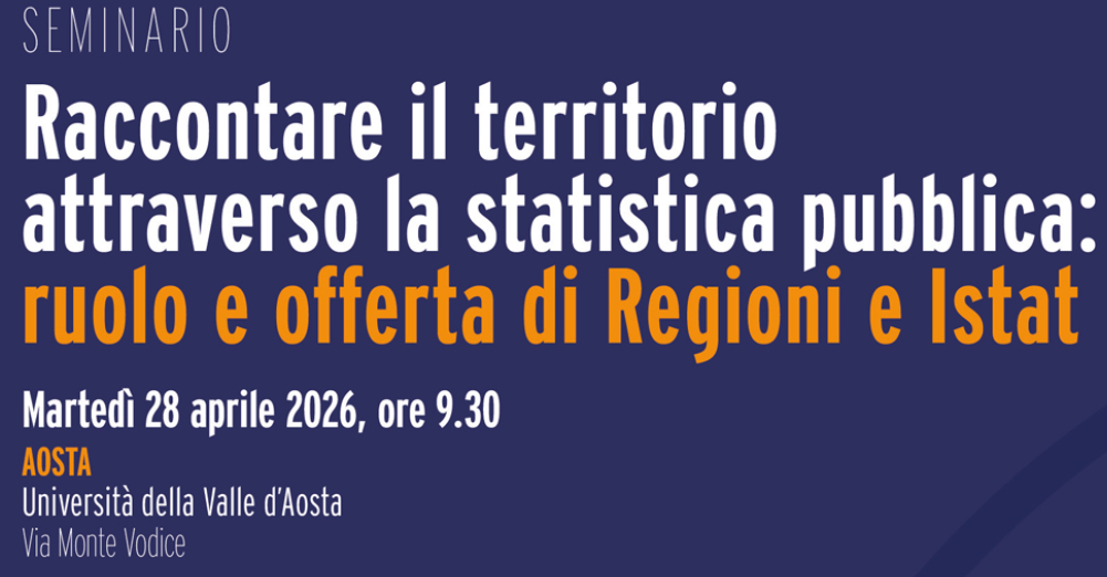 I numeri che raccontano il futuro: ad Aosta la sfida della statistica pubblica