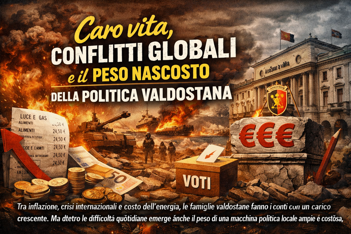 Caro vita, conflitti globali e il peso nascosto della politica valdostana