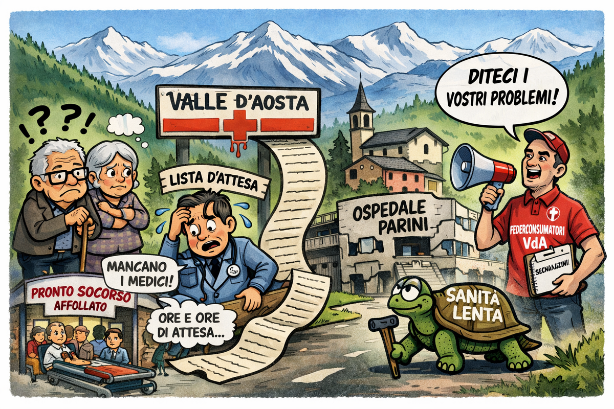 Dalla parte del paziente: Federconsumatori VdA lancia una raccolta di segnalazioni sulla sanità valdostana