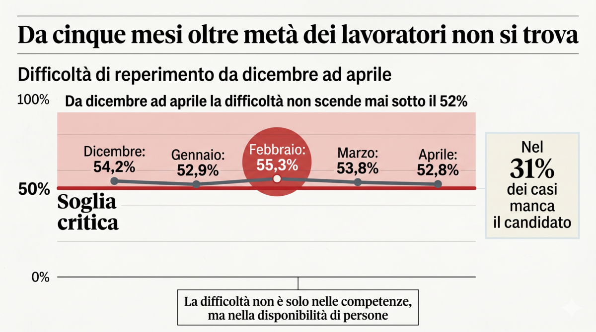 la primavera ridisegna il mercato del lavoro in Valle: domanda stabile ma cambia il motore dell’economia
