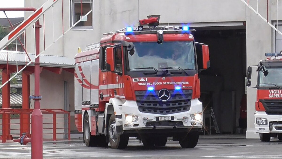 Falsi vigili del fuoco in azione, scatta l’allerta in Valle d’Aosta