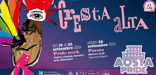 Aosta Pride 2026, torna la cultura queer in città con lo slogan "A cresta alta"