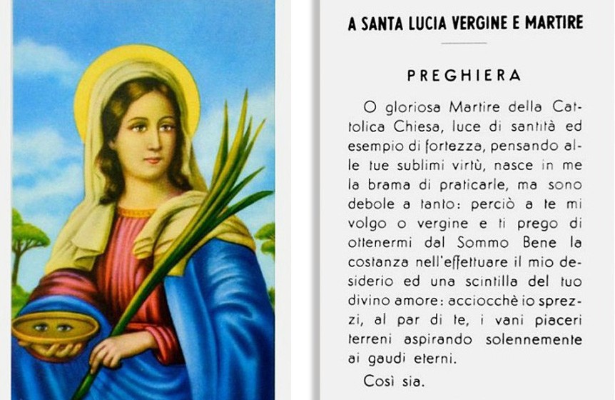 Quando è Il Giorno Di Santa Lucia Oggi è santa Lucia; è il giorno più corto che ci sia