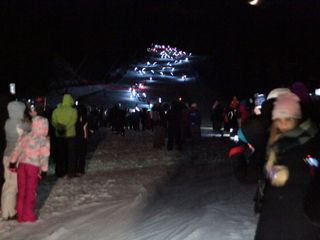 Momenti della fiaccolata