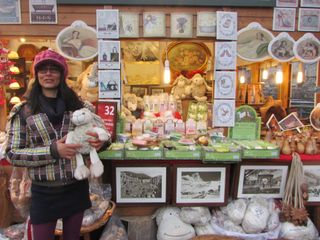 Claudia, una 'stella' che illumina il Marché Vert Noel