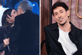 Paolo Bonolis bacia Giorgia a Taratata, la reazione di Emanuel Lo