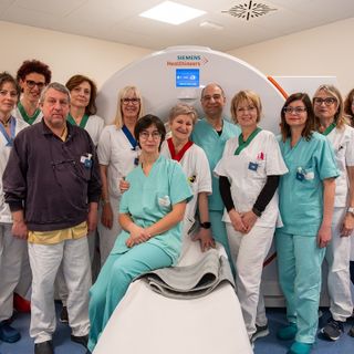 Il team di medicina nucleare (foto tratte dal sito USL)