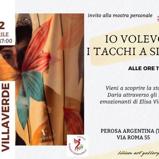 Volevo i Tacchi a spillo alla  Galleria d’Arte Lilium