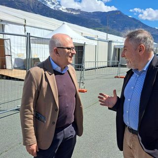 Il direttore della Chambre Vitaliano VItali (ds) e Roberto Sapia a ds.