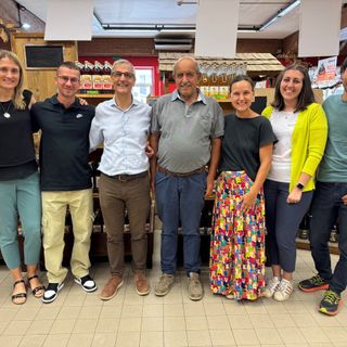 Al centro Renzo Bionaz presidente Cofruits