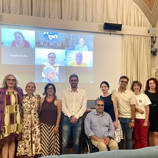 I componenti del nuovo Comitato Etico Territoriale, alcuni collegati da remoto