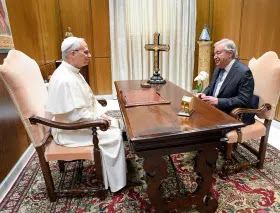 Papa Leone XIV incontra António Guterres