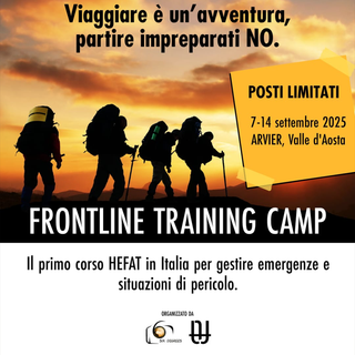 Ritorna il Frontline Training Camp di Arvier