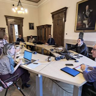 A destra il sindaco Rocco