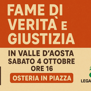 Fame di verità e giustizia: la sfida di Libera arriva in Valle d’Aosta