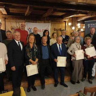 La premiazione Maestri del Commercio con le Aquile di Calimala