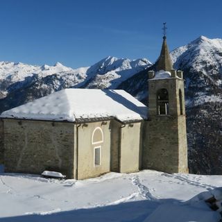 MONTAGNA VDA: Alla Cappella di San Grato con le racchette da neve