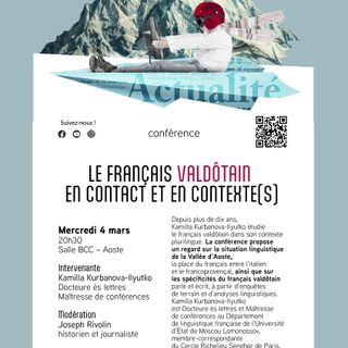 Le français valdôtain au prisme de la sociolinguistique internationale