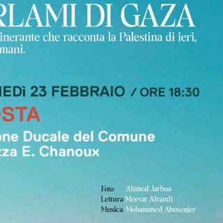 Parlami di Gaza ad Aosta