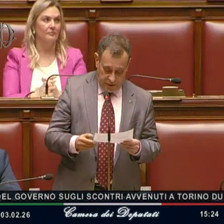 L'on. Franco Manes, deputato della Valle d'Aosta