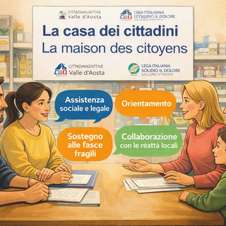 Ad Aosta 'costruita' la Casa dei Cittadini, quando l’aiuto diventa sistema