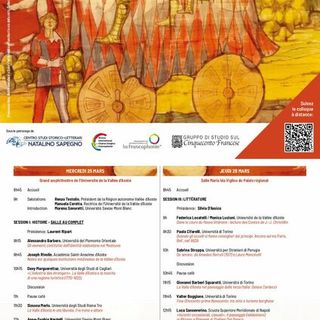 Colloque international : la Vallée d’Aoste au carrefour de l’histoire et des imaginaires