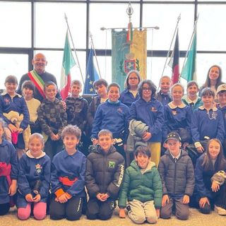 In visita all'aula del Consiglio comunale