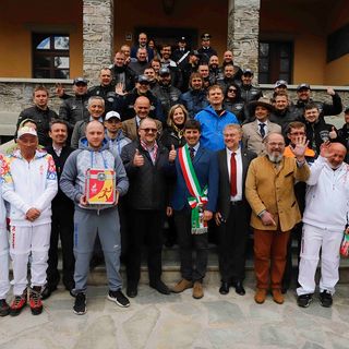Courmayeur: Ambasciatore del Belarus per accogliere Fiamma della Pace (FOTO GALLERIA)