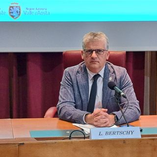 Il vice presidente della Giunta Luigi Bertschy