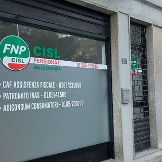 Nuova sede CISL Pensionati in Viale Europa di Aosta