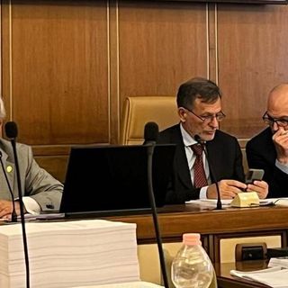 Caveri in una fase dell'audizione