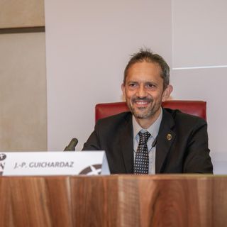 Jean-Pierre Guichardaz, assessore regionale ai Beni e Attività culturali, Sistema educativo e Politiche per le relazioni intergenerazionali