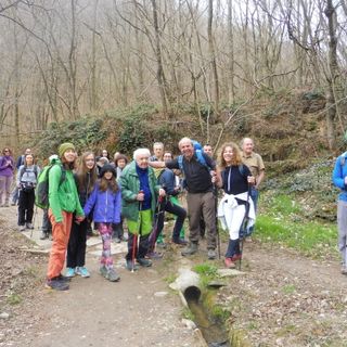 Primo tratto, il gruppo sulla Passeggiata dell'amore