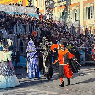 I costumi di Aymavilles al carnevale di Nizza