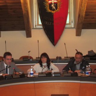 La riunione della Prima commissione consiliare del Comune di Aosta