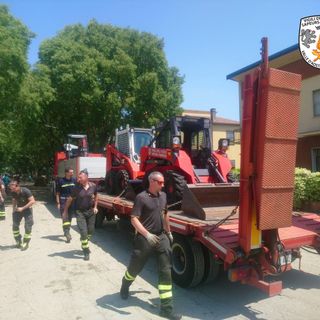 Il Comando dei Vigili del Fuoco della Valle d'Aosta ha inviato un nuovo contingente nelle aree alluvionate dell'Emilia Romagna