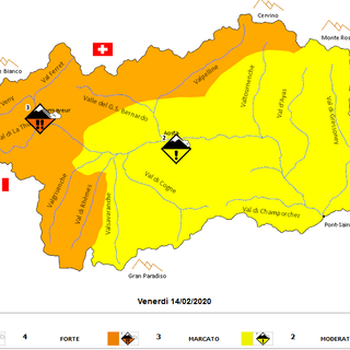 Prudenza in montagna pericolo valanghe a livello 3