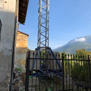 L'area di cantiere dove sorgerà la Cittadella