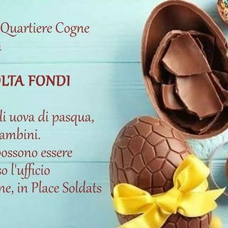 Aosta: Raccolta fondi per Uovo di Pasqua ai bimbi del Quartiere Cogne