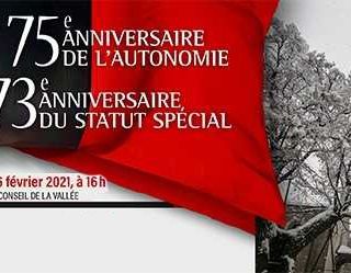 75e anniversaire de l'Autonomie et 73e anniversaire du Statut spécial