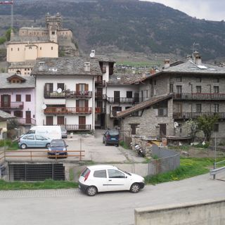 Uno scorcio dell'abitato di Saint-Pierre capoluogo