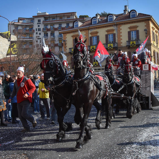 Storico Carnevale Ivrea: presentati i carri, al lavoro i giudici di Design e Cavalli, Finimenti e Guida (FOTO GALLERIA)