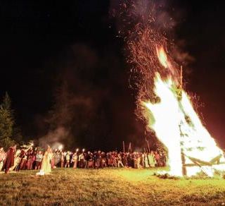 Il grande falò, simbolo di Celtica