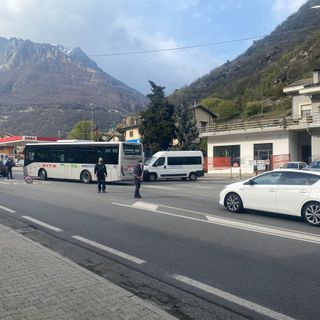 Controlli all''ingresso della Valle d'Aosta a Pont Saint Martin